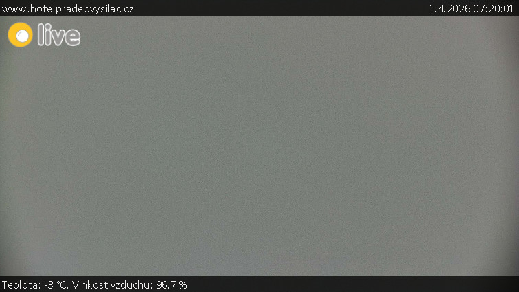 Praděd - Vysílač - Praděd - Vysílač - 1.4.2026 v 07:20