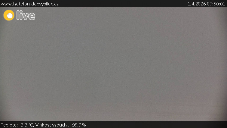 Praděd - Vysílač - Praděd - Vysílač - 1.4.2026 v 07:50
