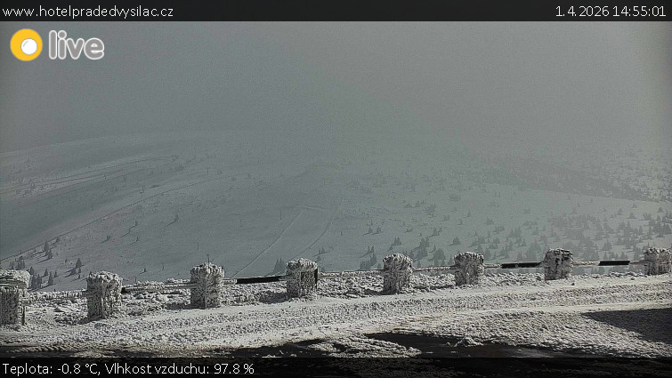 Praděd - Vysílač - Praděd - Vysílač - 1.4.2026 v 14:55