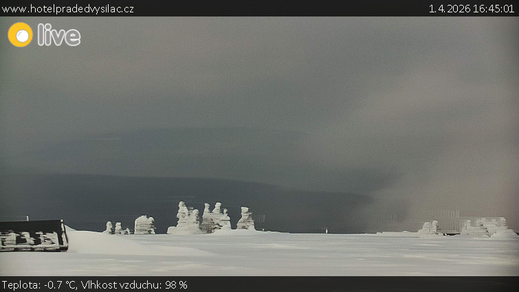 Praděd - Vysílač - Praděd - Vysílač - 1.4.2026 v 16:45