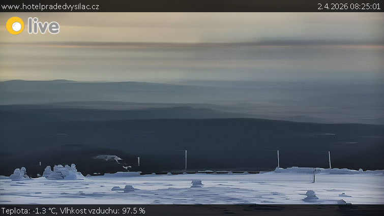 Praděd - Vysílač - Praděd - Vysílač - 2.4.2026 v 08:25