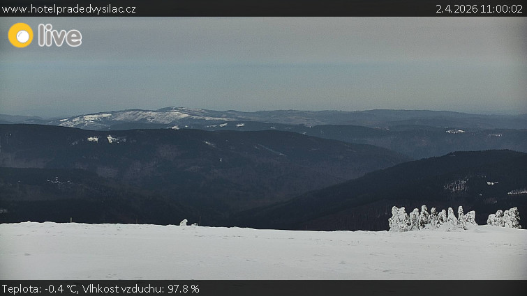 Praděd - Vysílač - Praděd - Vysílač - 2.4.2026 v 11:00