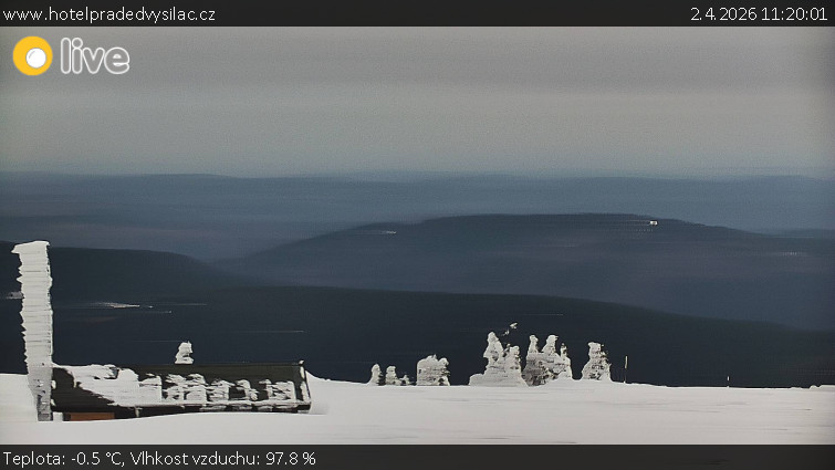 Praděd - Vysílač - Praděd - Vysílač - 2.4.2026 v 11:20