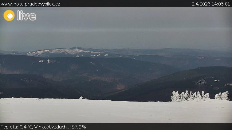 Praděd - Vysílač - Praděd - Vysílač - 2.4.2026 v 14:05