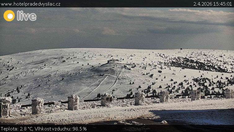 Praděd - Vysílač - Praděd - Vysílač - 2.4.2026 v 15:45