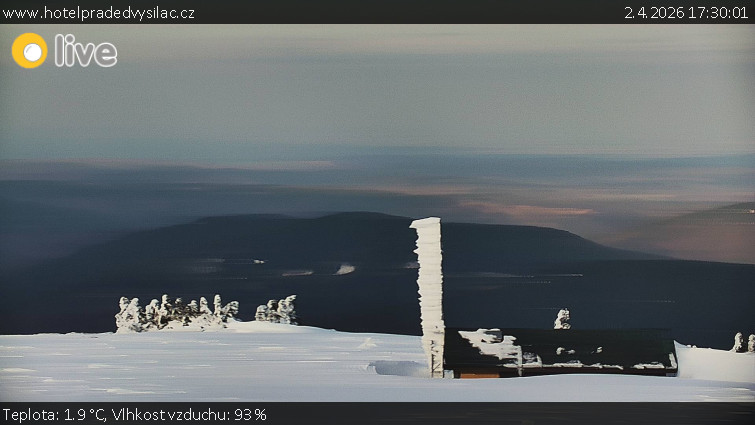 Praděd - Vysílač - Praděd - Vysílač - 2.4.2026 v 17:30