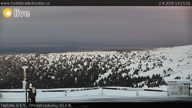 Praděd - Vysílač - Praděd - Vysílač - 2.4.2026 v 19:15