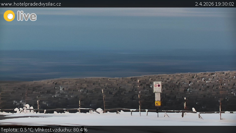 Praděd - Vysílač - Praděd - Vysílač - 2.4.2026 v 19:30