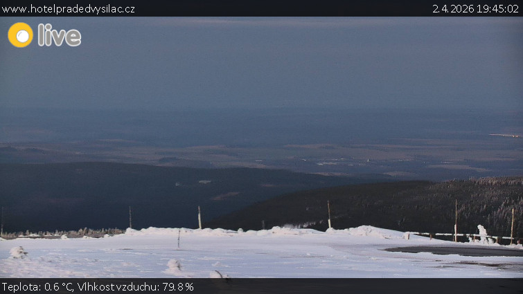 Praděd - Vysílač - Praděd - Vysílač - 2.4.2026 v 19:45