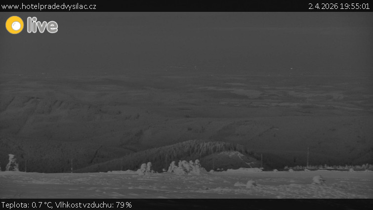 Praděd - Vysílač - Praděd - Vysílač - 2.4.2026 v 19:55