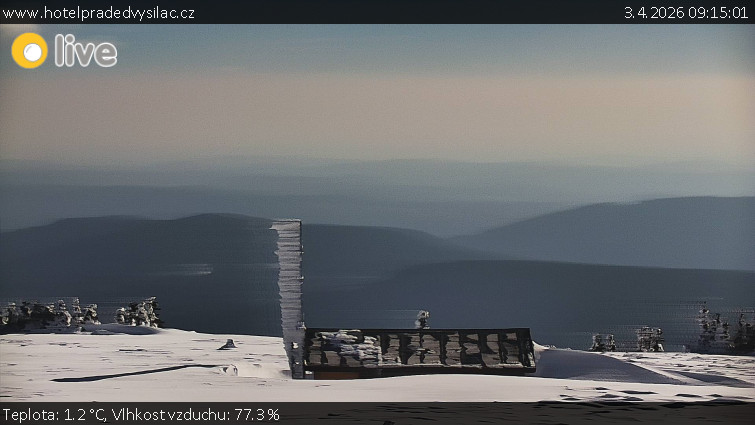 Praděd - Vysílač - Praděd - Vysílač - 3.4.2026 v 09:15