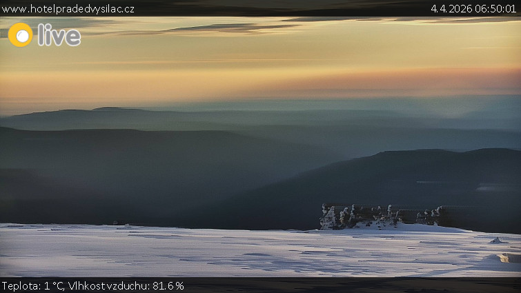 Praděd - Vysílač - Praděd - Vysílač - 4.4.2026 v 06:50