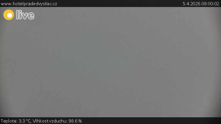 Praděd - Vysílač - Praděd - Vysílač - 5.4.2026 v 08:00