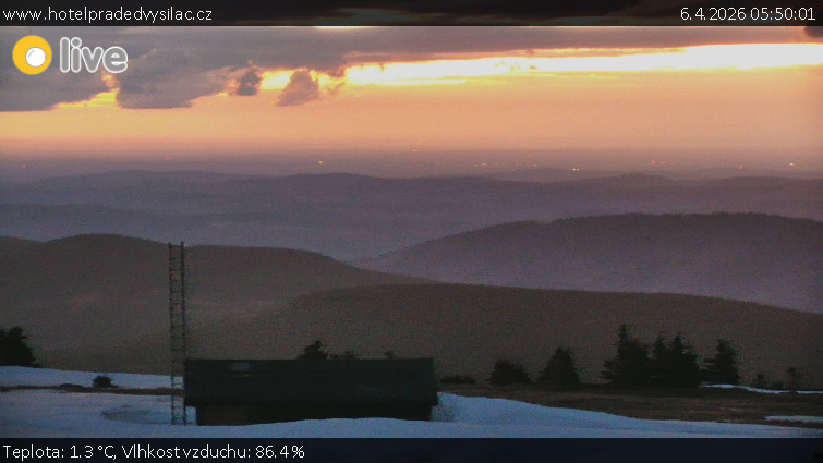 Praděd - Vysílač - Praděd - Vysílač - 6.4.2026 v 05:50
