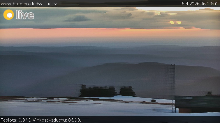Praděd - Vysílač - Praděd - Vysílač - 6.4.2026 v 06:20