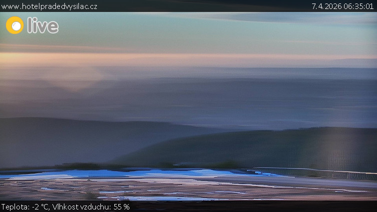 Praděd - Vysílač - Praděd - Vysílač - 7.4.2026 v 06:35
