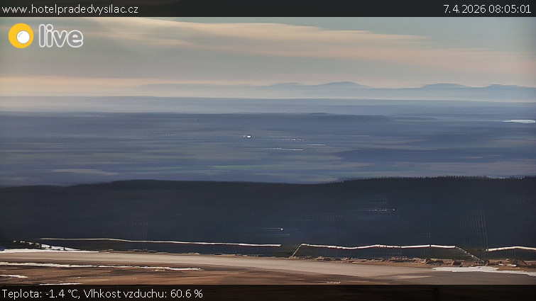 Praděd - Vysílač - Praděd - Vysílač - 7.4.2026 v 08:05