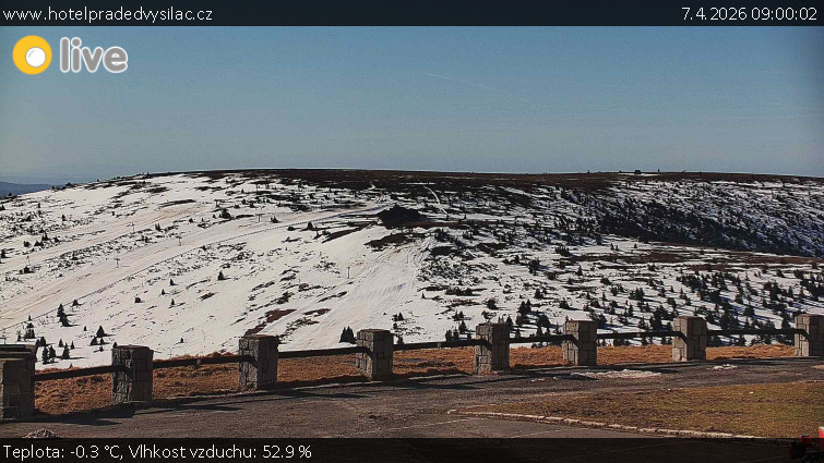 Praděd - Vysílač - Praděd - Vysílač - 7.4.2026 v 09:00