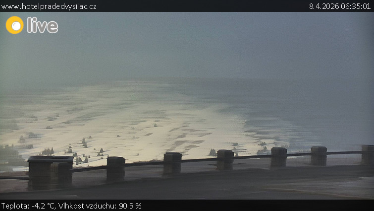 Praděd - Vysílač - Praděd - Vysílač - 8.4.2026 v 06:35