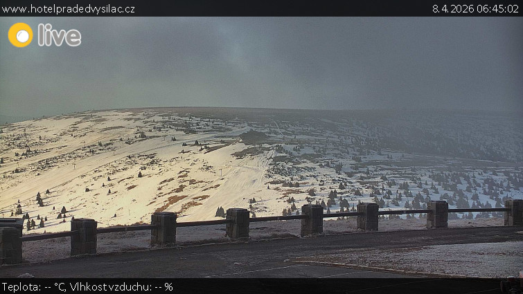 Praděd - Vysílač - Praděd - Vysílač - 8.4.2026 v 06:45