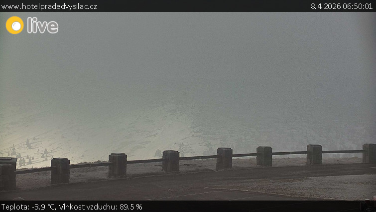 Praděd - Vysílač - Praděd - Vysílač - 8.4.2026 v 06:50