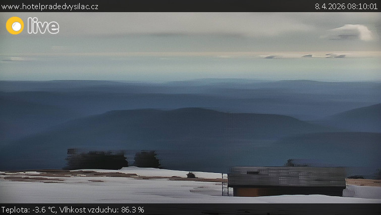 Praděd - Vysílač - Praděd - Vysílač - 8.4.2026 v 08:10