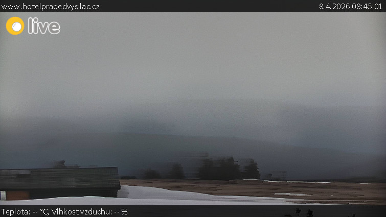 Praděd - Vysílač - Praděd - Vysílač - 8.4.2026 v 08:45