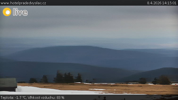 Praděd - Vysílač - Praděd - Vysílač - 8.4.2026 v 14:15