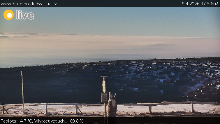 Praděd - Vysílač - Praděd - Vysílač - 9.4.2026 v 07:30