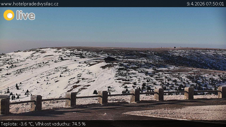 Praděd - Vysílač - Praděd - Vysílač - 9.4.2026 v 07:50