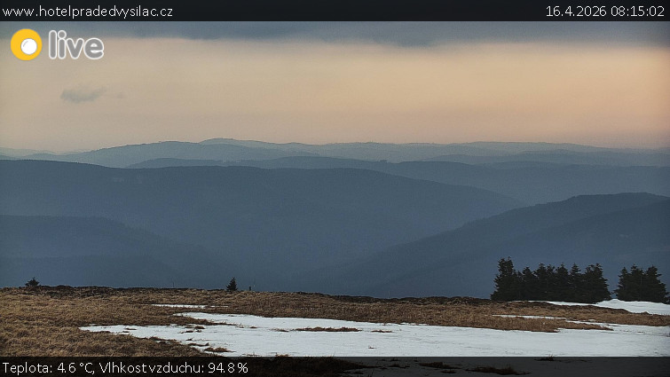 Praděd - Vysílač - Praděd - Vysílač - 16.4.2026 v 08:15