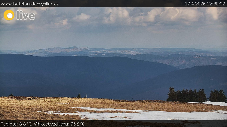 Praděd - Vysílač - Praděd - Vysílač - 17.4.2026 v 12:30