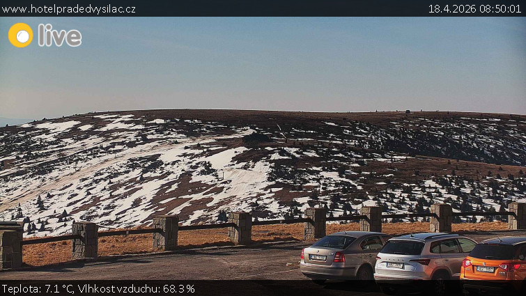 Praděd - Vysílač - Praděd - Vysílač - 18.4.2026 v 08:50