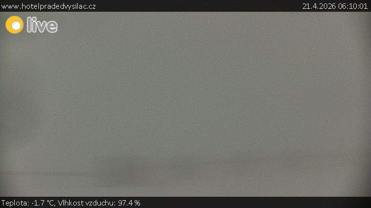 Praděd - Vysílač - Praděd - Vysílač - 21.4.2026 v 06:10