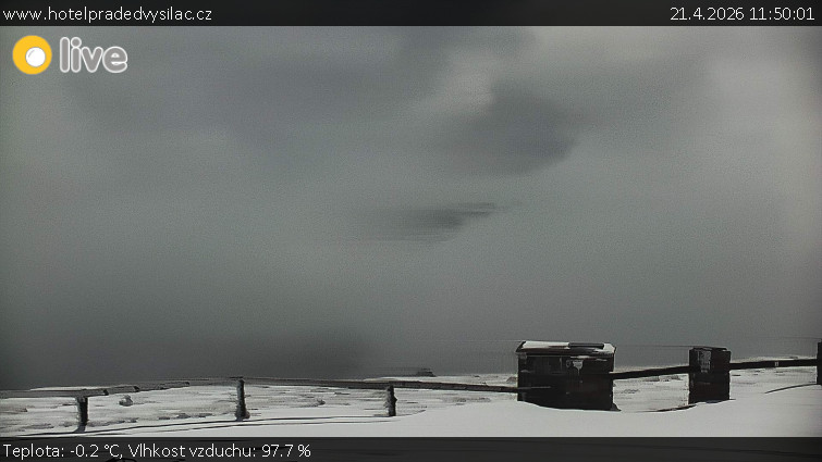 Praděd - Vysílač - Praděd - Vysílač - 21.4.2026 v 11:50