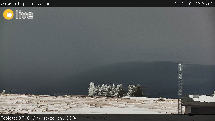 Praděd - Vysílač - Praděd - Vysílač - 21.4.2026 v 13:35