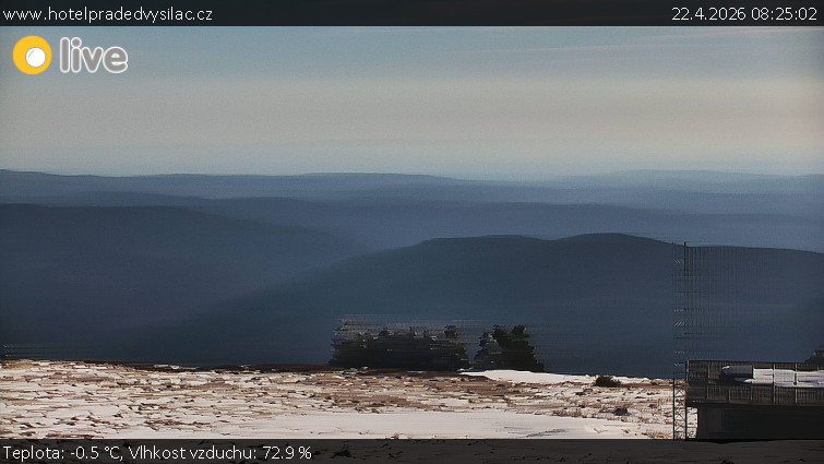 Praděd - Vysílač - Praděd - Vysílač - 22.4.2026 v 08:25