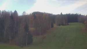 SKICENTRUM Miroslav Lipová Lázně - Dojezd hlavní sjezdovky - 12.11.2025 v 06:55