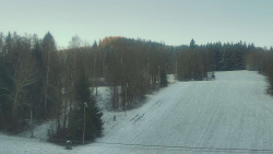 Dojezd hlavní sjezdovky