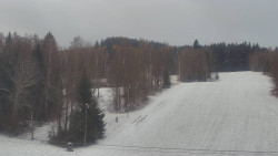 Dojezd hlavní sjezdovky