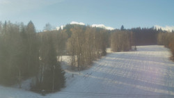 Dojezd hlavní sjezdovky