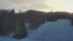 Dojezd hlavní sjezdovky