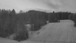 Dojezd hlavní sjezdovky