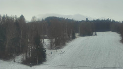 Dojezd hlavní sjezdovky