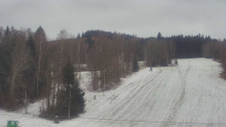 Dojezd hlavní sjezdovky