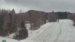 Dojezd hlavní sjezdovky