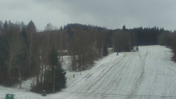 Dojezd hlavní sjezdovky