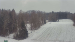 Dojezd hlavní sjezdovky