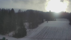 Dojezd hlavní sjezdovky