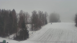 Dojezd hlavní sjezdovky